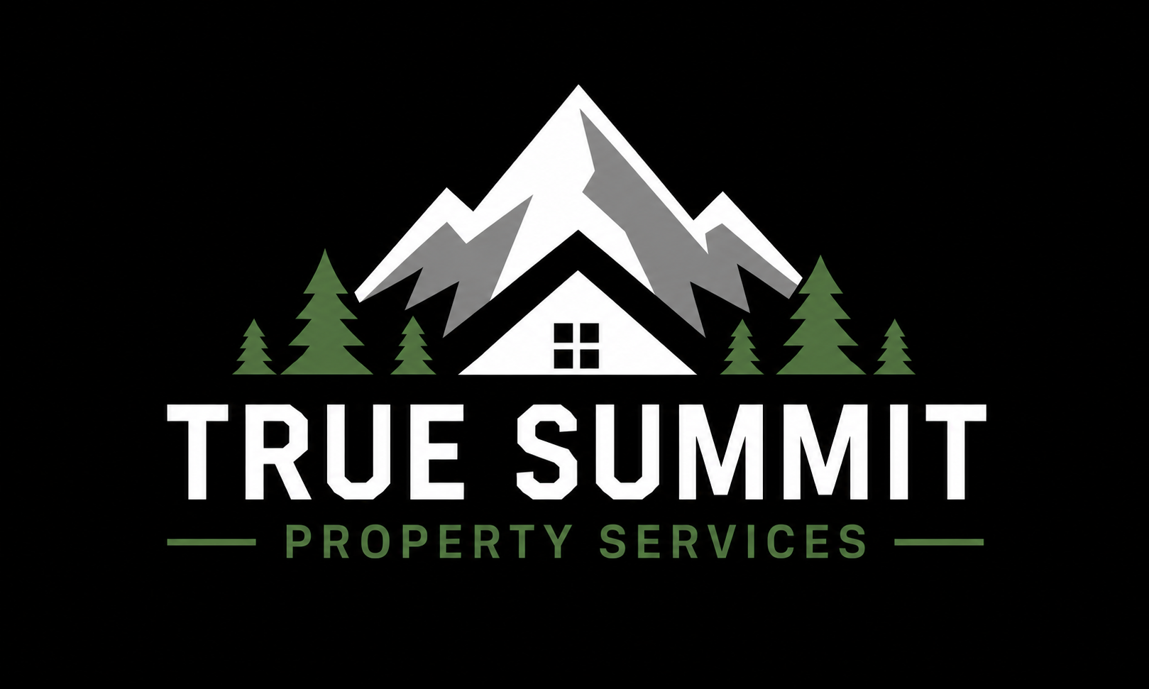 True Summit Property Services mountain and home brand mark